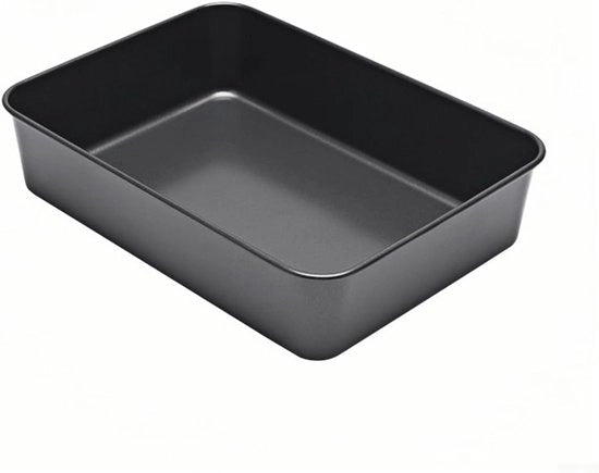 Piastre per forno, antiaderenti, teglia profonda per forno, per pane, torta, tiramisù, brownie 26 x 19 x 6 cm