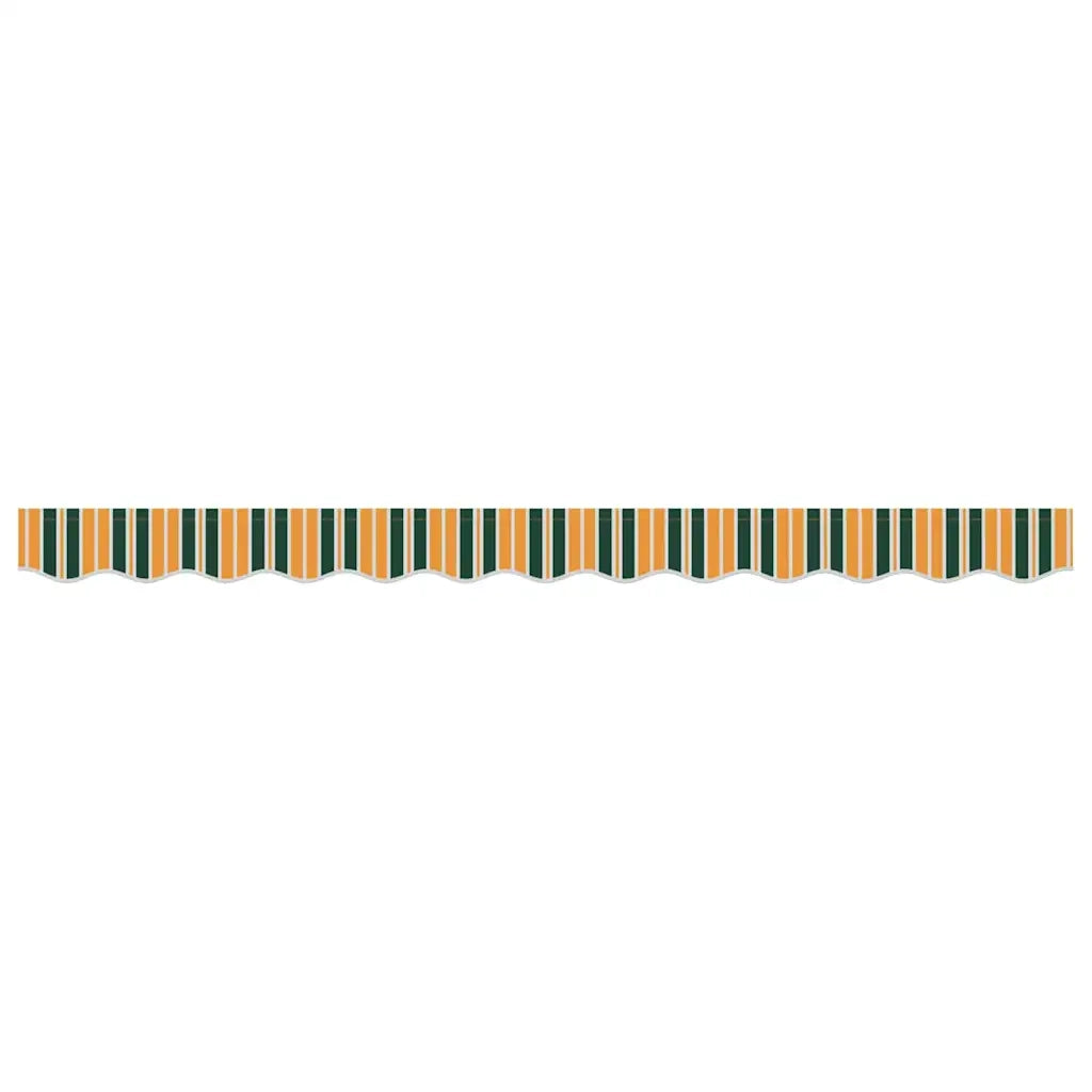 Tenda a Braccio Verde e giallo 280 x 20 cm Tela 42000800