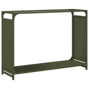 Rastrelliera per Legna da Ardere Verde Oliva 90x28x65 cm CFW9866622
