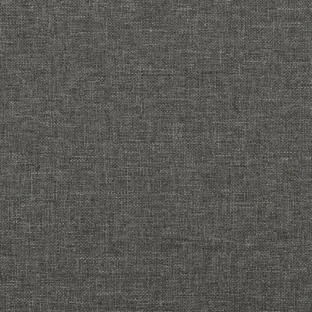Testiera 2 pz-Set di 2 Testata-Testiera Decorativa Grigio Scuro 90x5x78/88 cm in Tessuto 125645