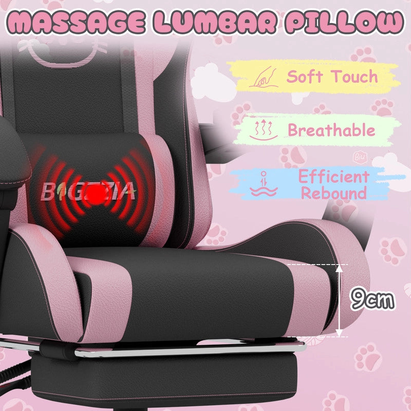Sedia da gioco per bambini  con poggiapiedi, sedia ergonomica regolabile in altezza