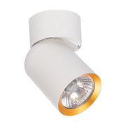 Faretto da soffitto orientabile bianco/oro GU10 Milagro