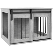 Gabbia trasportino per cani animali domestici ¨C Minimal ¨C effetto legno 80x54x57 cm