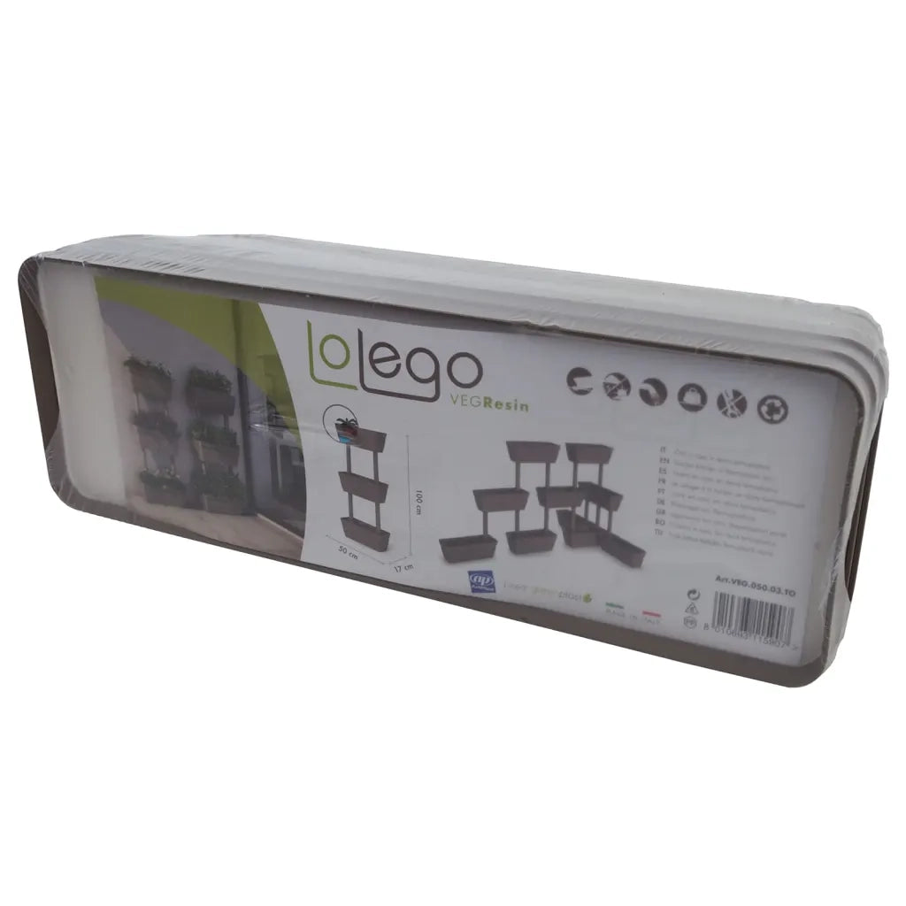 Fioriere da Giardino 6 pz Grigio Talpa 151825
