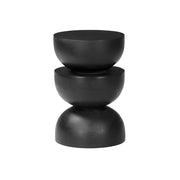 Tavolino in legno di mango, nero