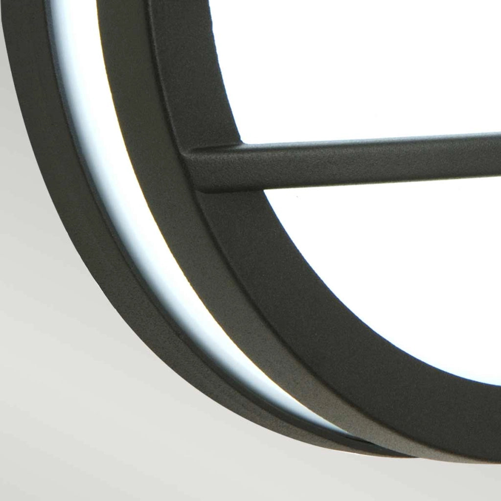 Plafoniera esterna muro/soffitto grafite E27 60W Sven Elstead