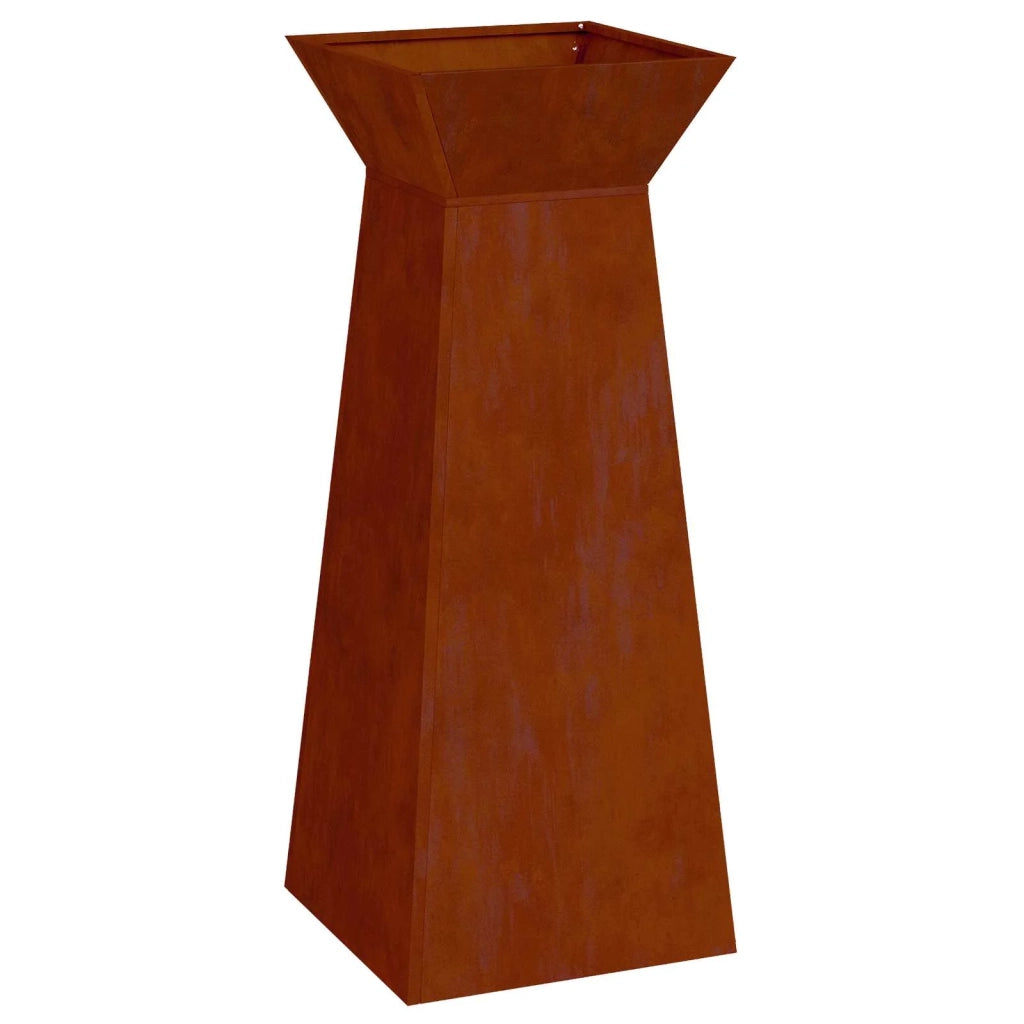 Vaso a Pilastro 2 pcs Argento 40 x 40 x 100 cm 873865