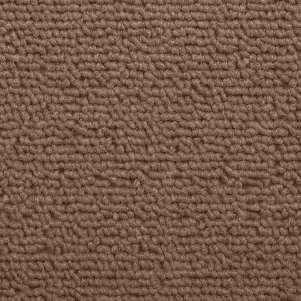 Tappetini per scale autoadesivi Semicircolare 15 pz | Gradini per Scale Marrone