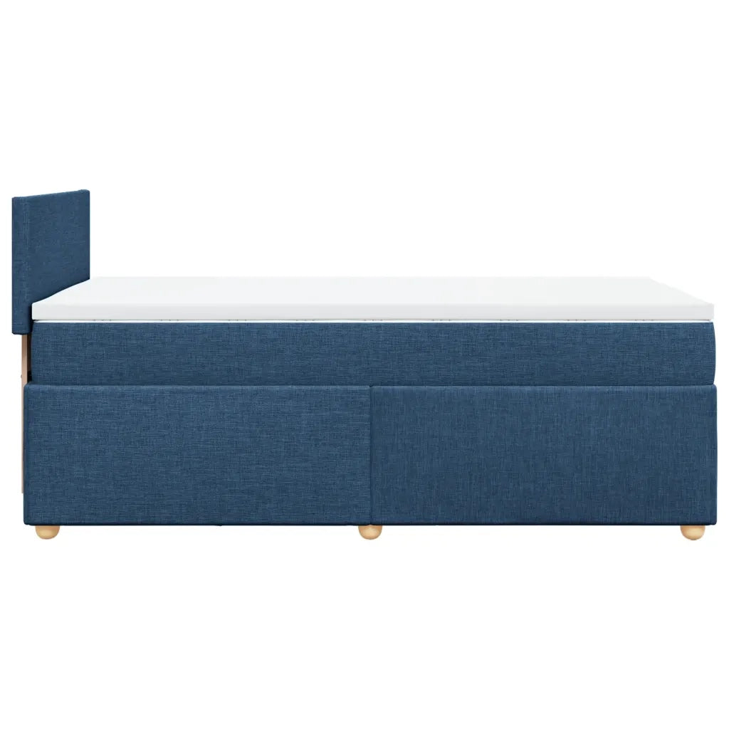 Giroletto a Molle con Materasso Blu 80x200 cm inTessuto 3288806