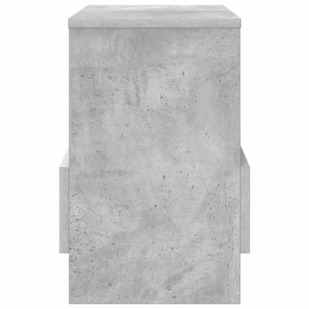 Scaffale per riviste 2 pcs Grigio cemento 35 x 30 x 45 cm 890975