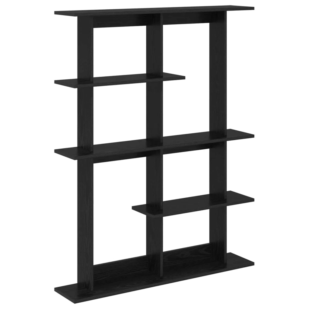 Scaffale da parete Rovere Nero 102 x 20 x 130 cm 8012053