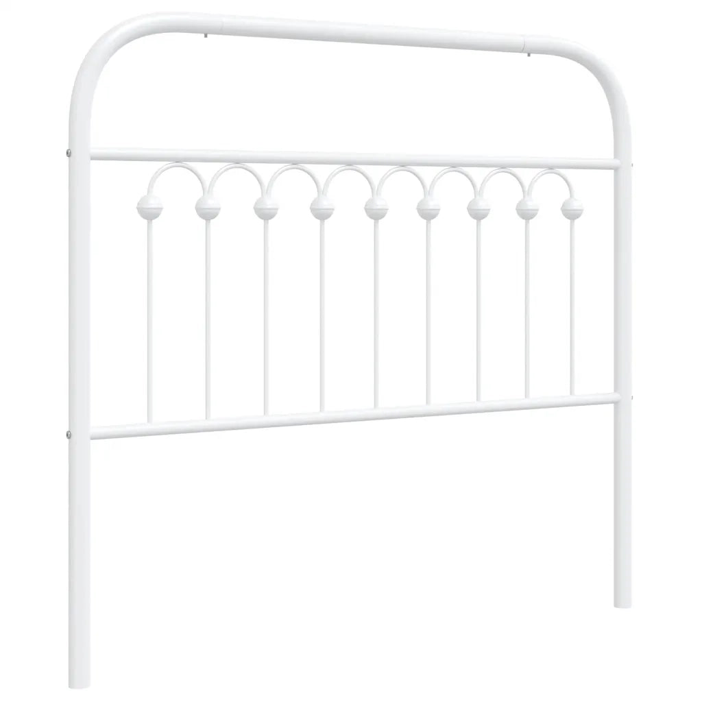 Testiera di Ricambio in Metallo Bianco 100 cm 376678