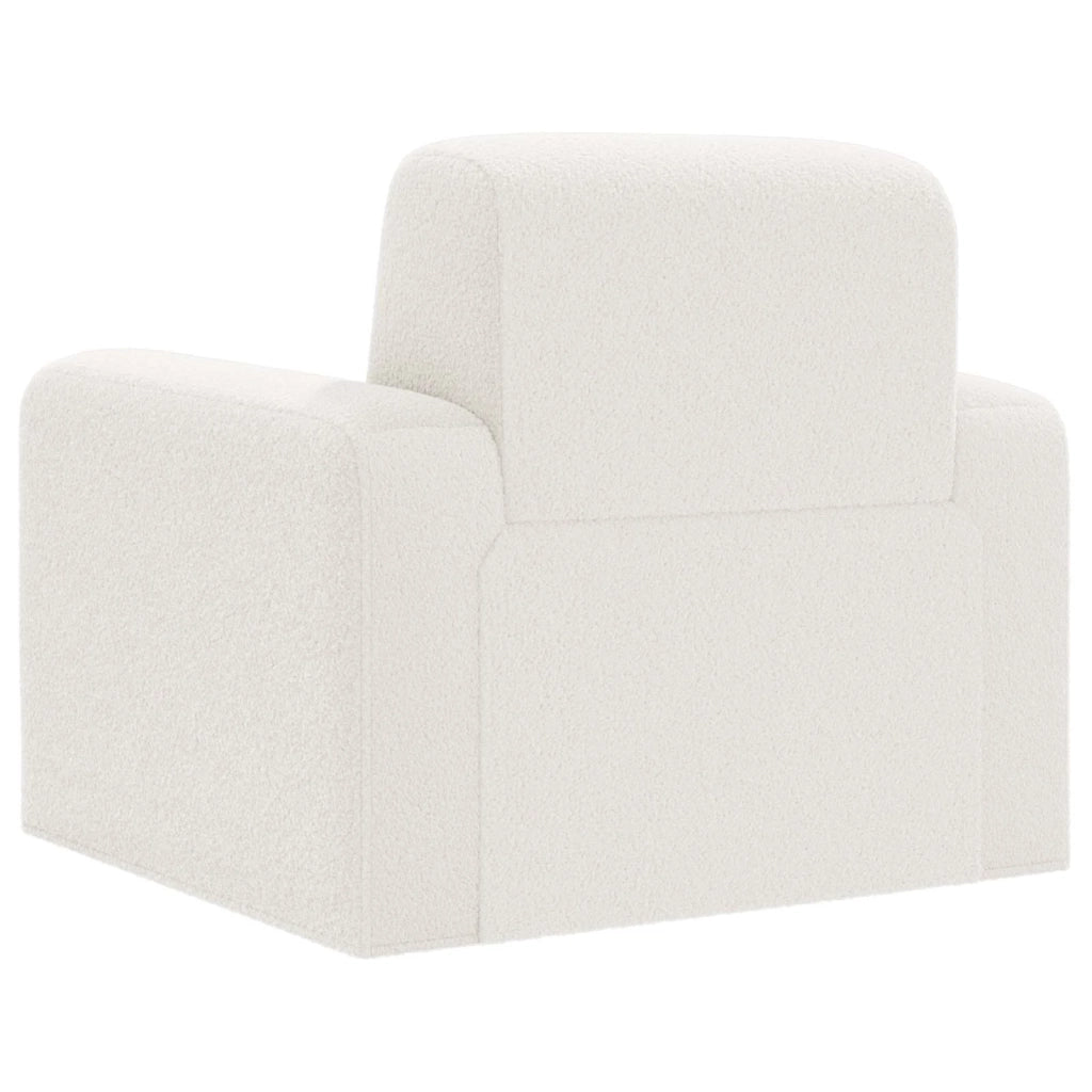Poltrona Crema Bouclé 42042449
