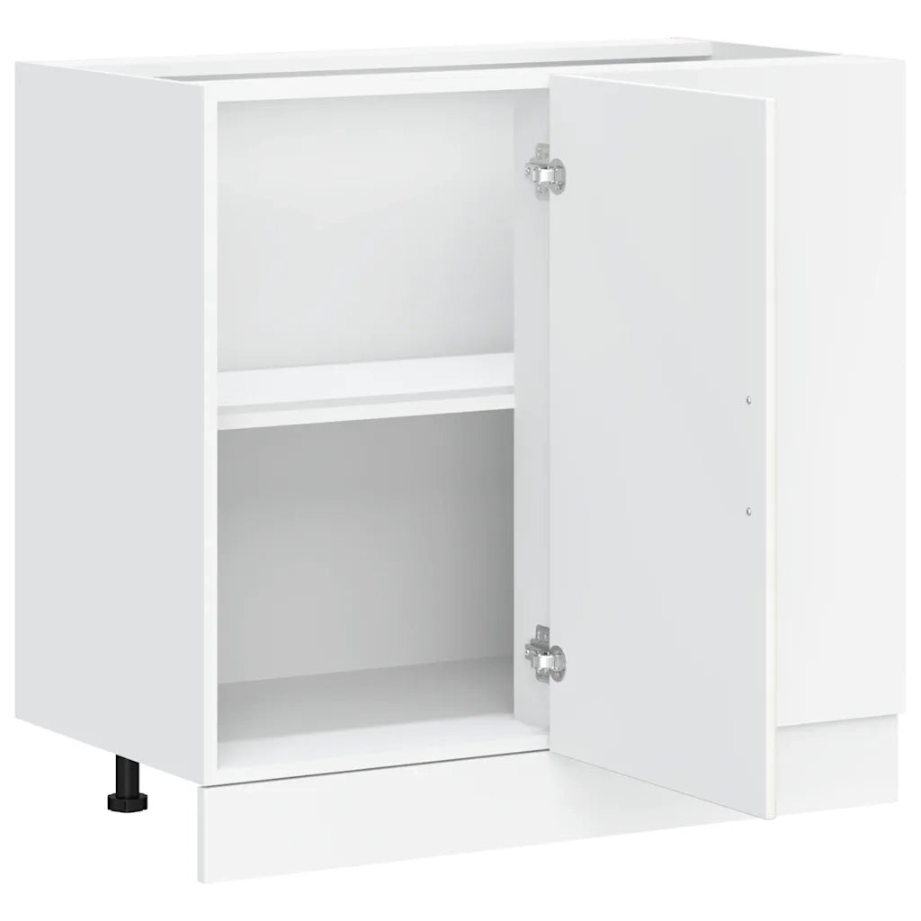 Mobile base da cucina-Base da Cucina Lucca Bianco in Legno Multistrato