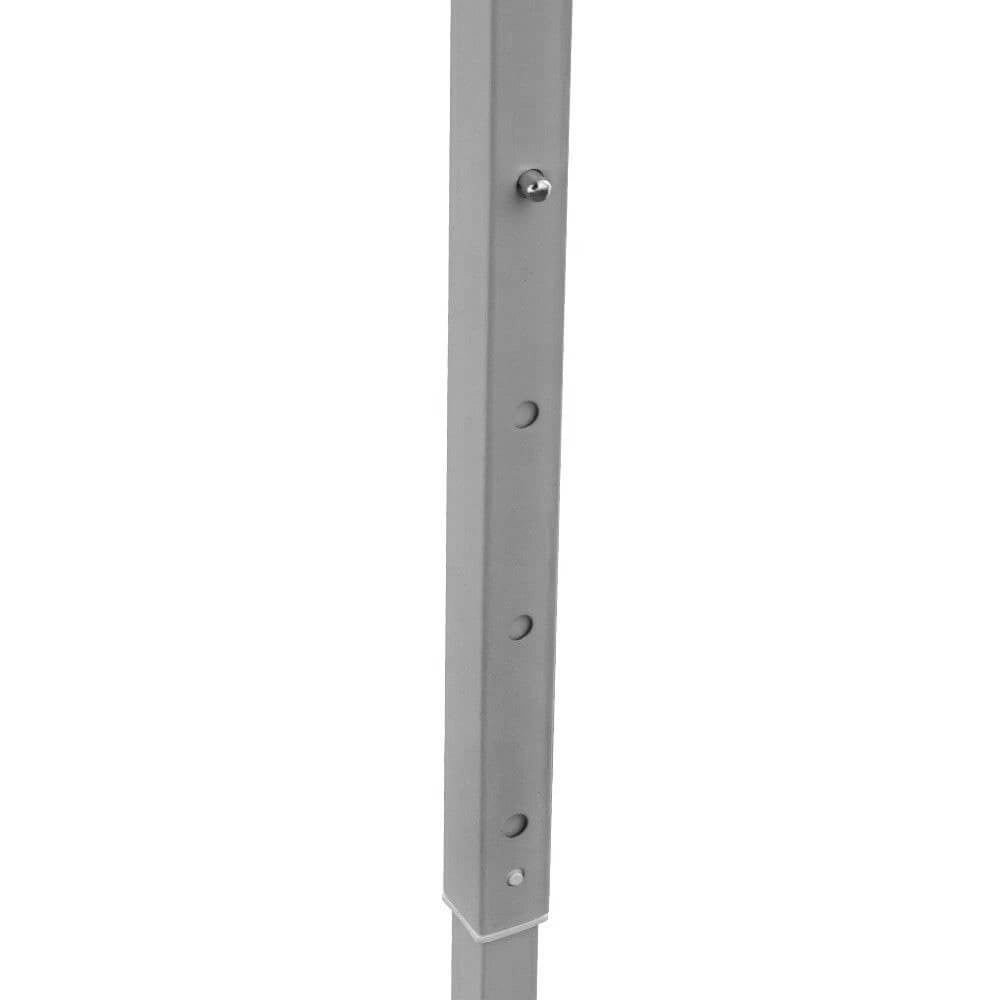 Gazebo Richiudibile Pieghevole 3x3m in Acciaio e PVC Impermeabile Nero