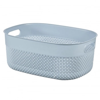 Keter CESTA FILO 38X29XH15CM BLU PIETRA