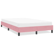 Giroletto senza Materasso Rosa 120x210 cm Velluto 4101354