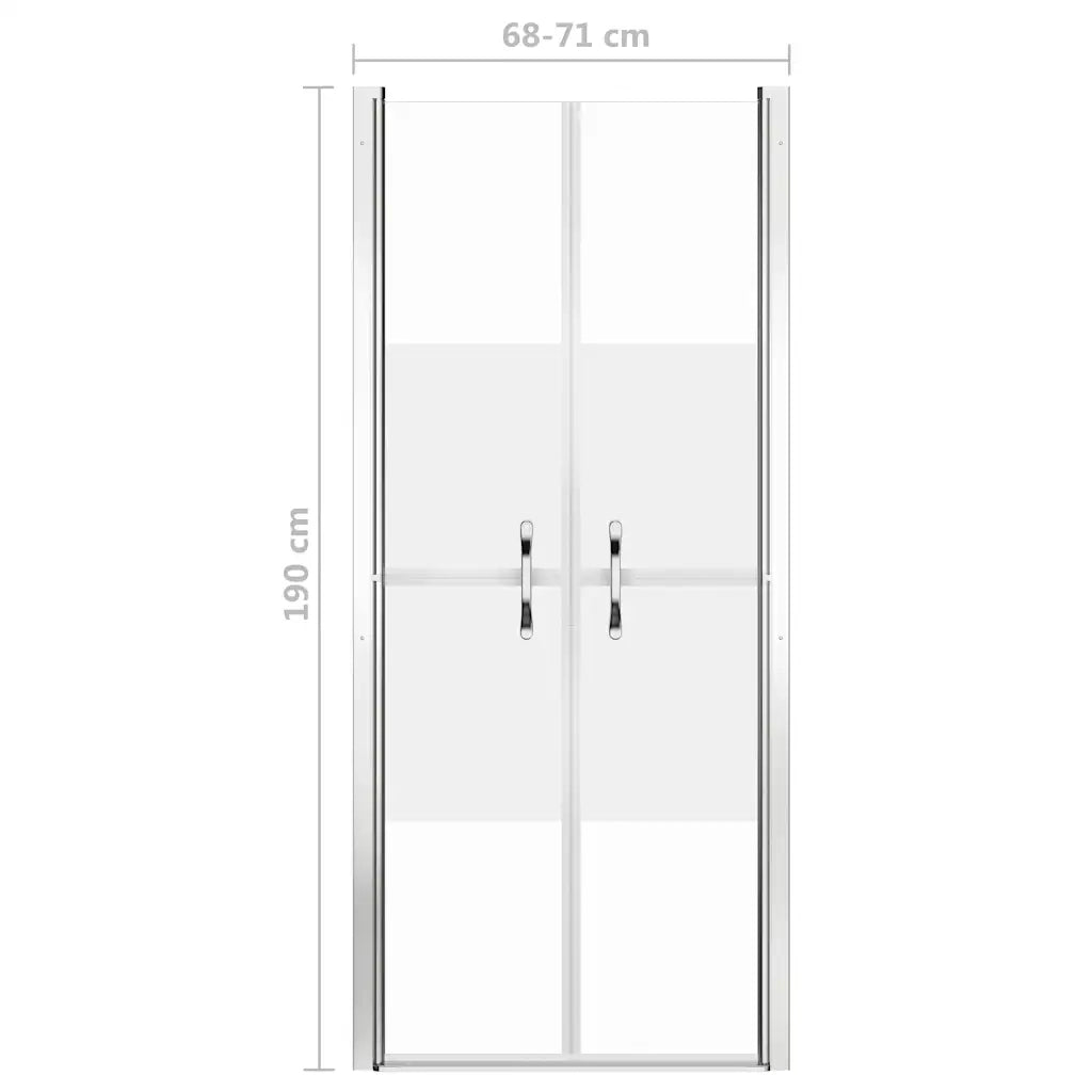 Porta per Doccia in ESG Semi-Satinato 71x190 cm 148785