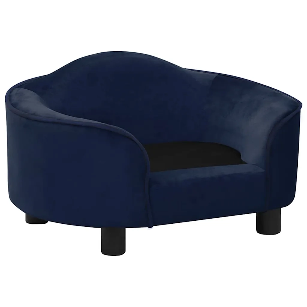 Divano per Cani Blu 67x47x36 cm in Peluche 171088