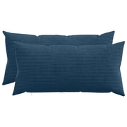 Federa 2 pcs HEERLEN Blu navy 40 x 80 cm corduroy 909925