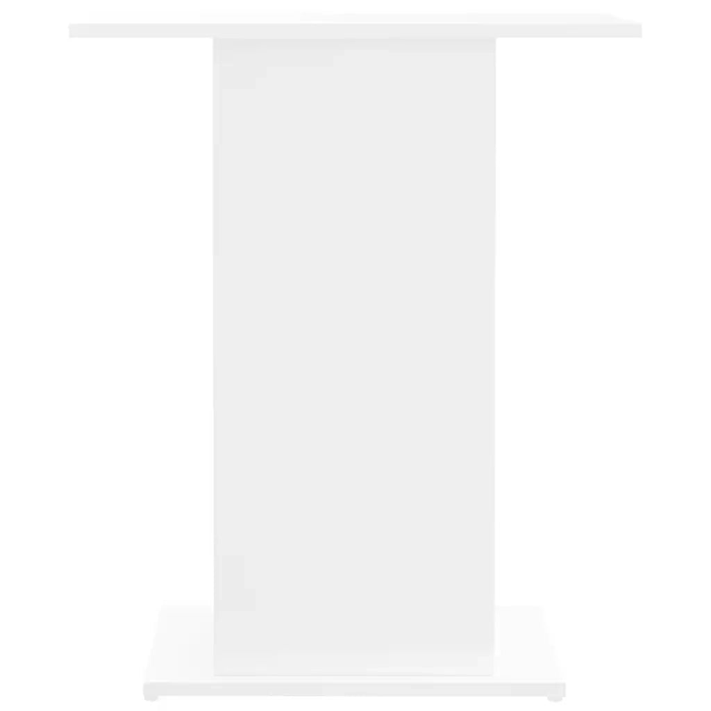 Supporto per Acquario Bianco 60,5x36x72,5 cm Legno Multistrato 833639