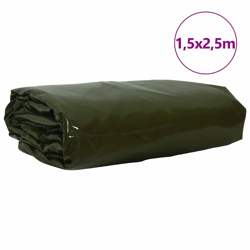 Telo 650g / m² Verde oliva 1,5 x 2,5 m 42017772