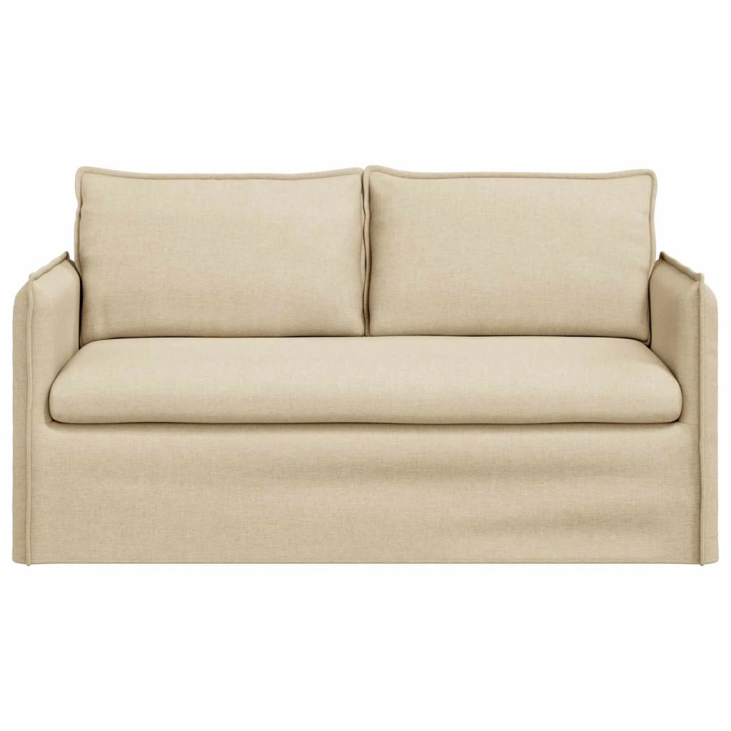 Divano Crema 156 x 82 x 85 cm Tessuto