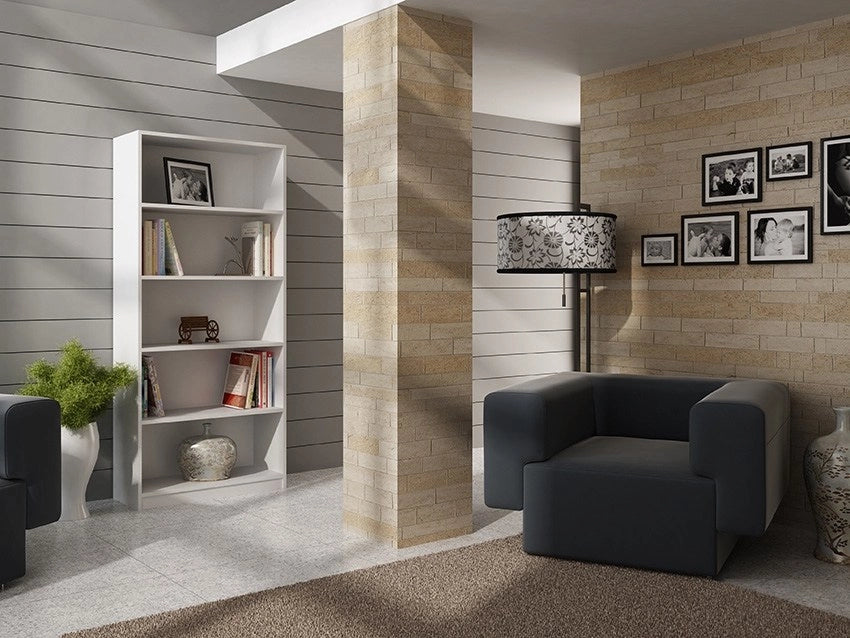 Scaffale ONYX R80 bianco libreria moderna
