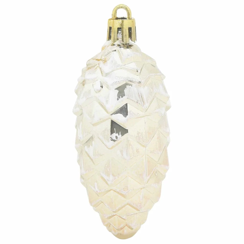 Palla di pino di Natale 40 pcs Champagne Plastica 42018893