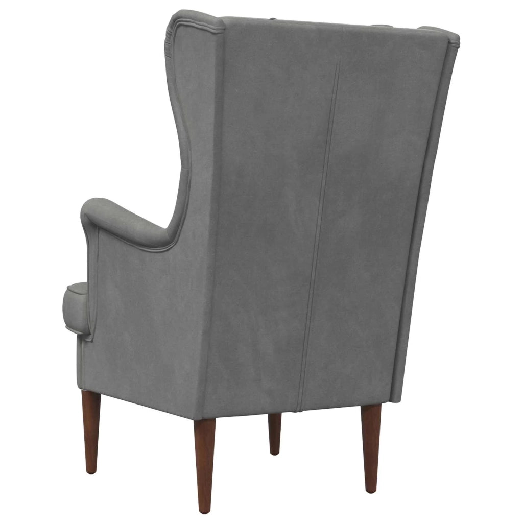 Poltrona | Sedia Relax Grigio Scuro Velluto