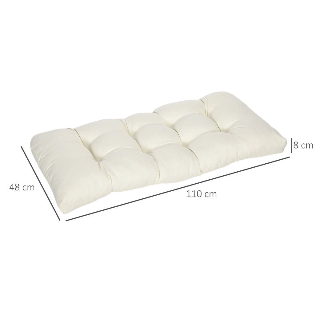 Cuscino per Divano 2 Posti ¨C Minimal ¨C 110x48x8 Crema