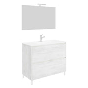 Mobile bagno rovere bianco 80x47xh85 cm