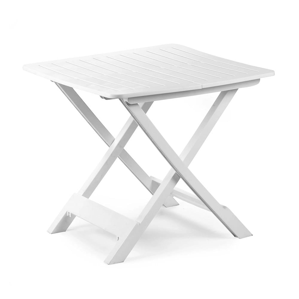 MAURY'S ANIENE TAVOLO PIEGHEVOLE RESINA BIANCO 80X72X70 CM
