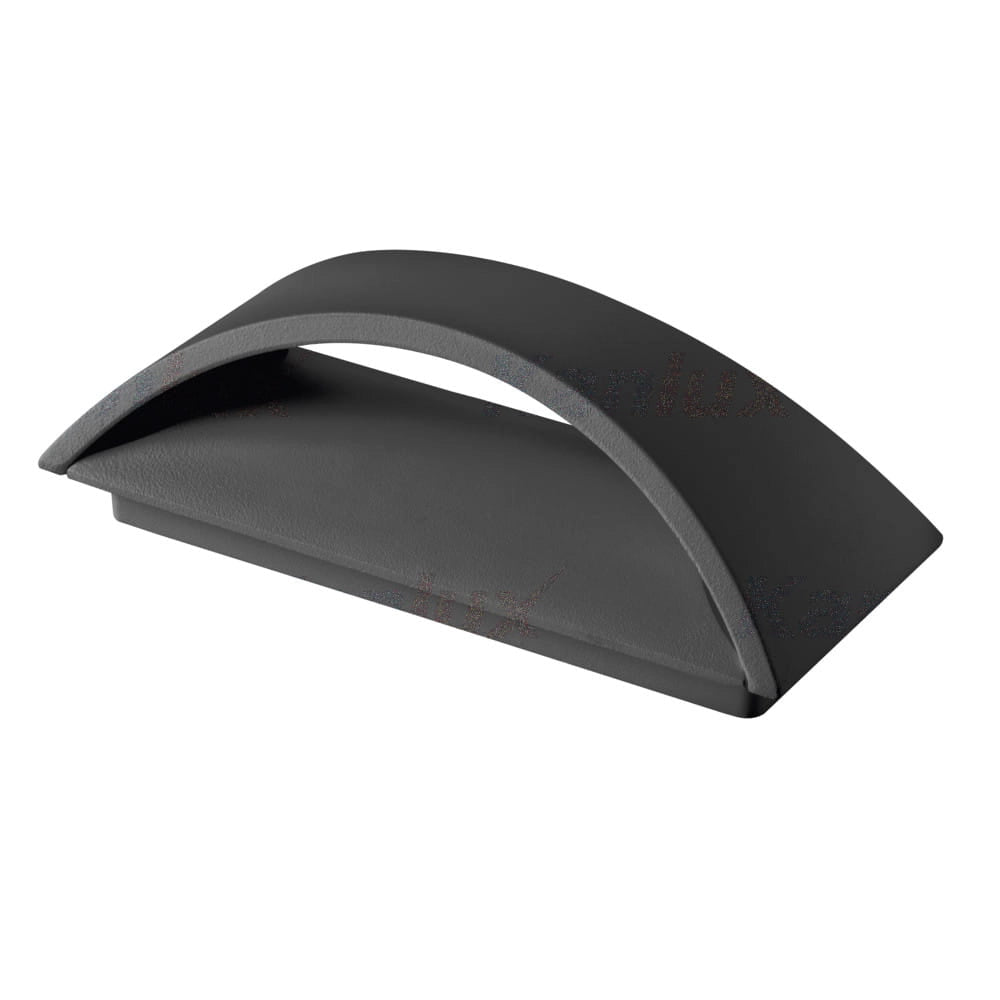 Applique esterna Kanlux BISO LED 8W IP54 grafite alluminio