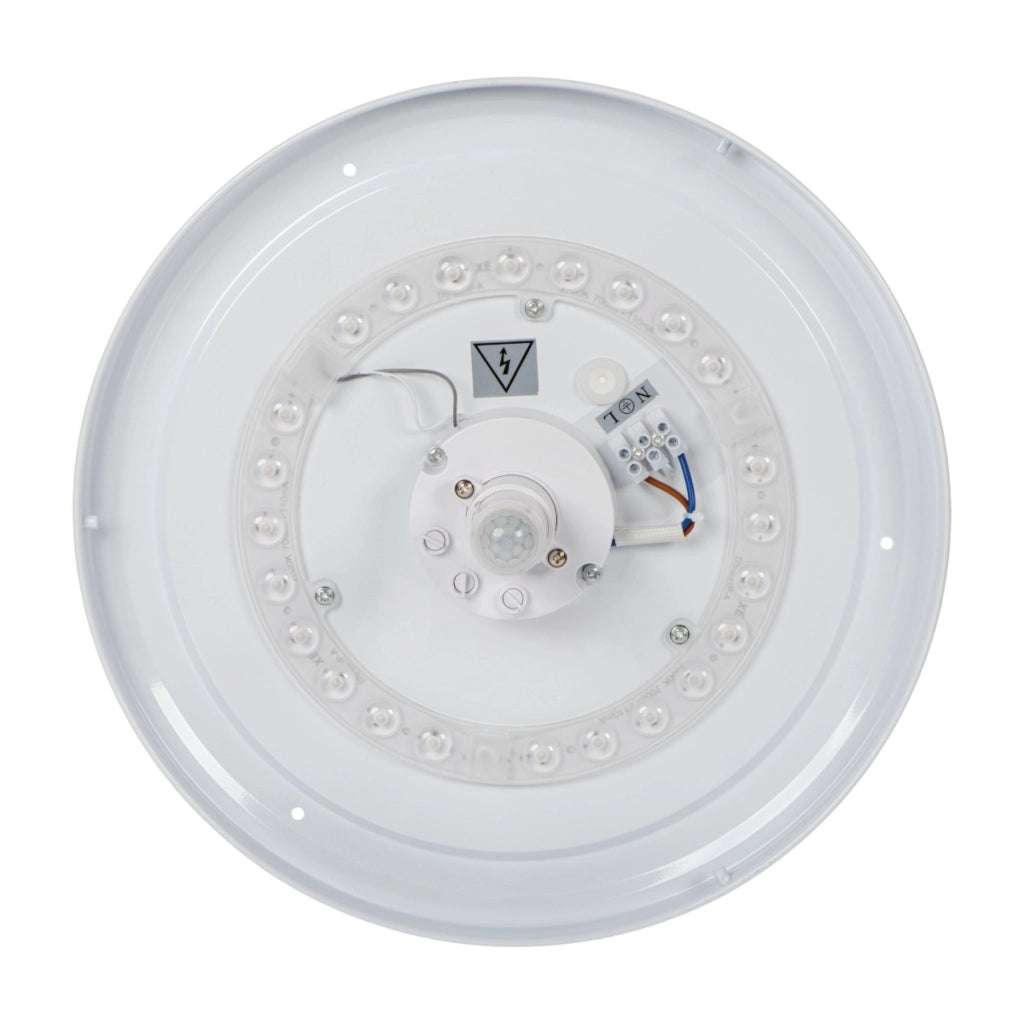 Plafoniera LED moderna tonda bianca PIR 17W Kanlux Fogler