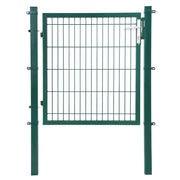 Robusto e durevole cancello in rete metallica zincata saldata completo di serratura e chiavi. Dimensioni del cancello: 106 x 100 cm. Maglia: 50 x 200 mm. Colore: Verde. Codice articolo: 12_0001940