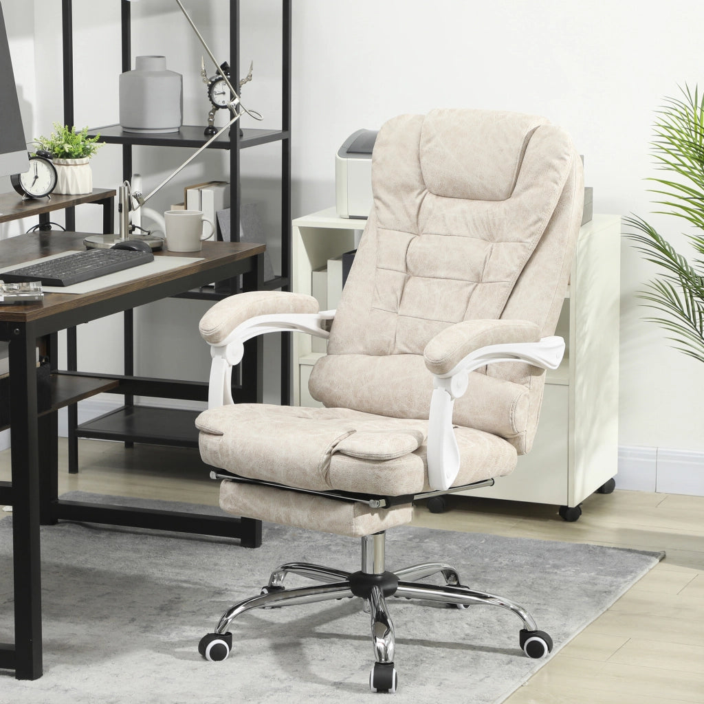 Sedia Massaggiante in Tessuto ¨C Minimal ¨C Crema