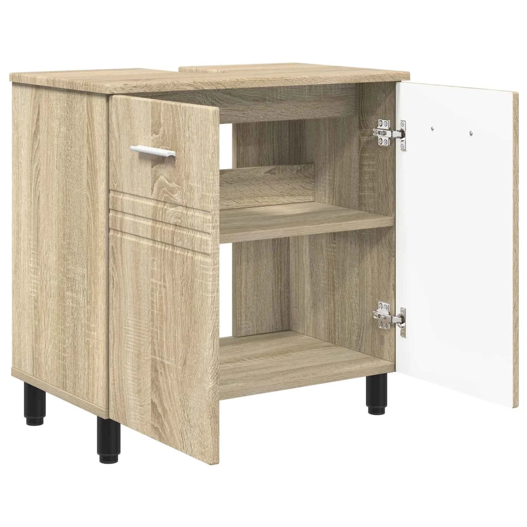 Mobiletto da bagno Rovere Sonoma 60 x 35 x 60 cm 889407