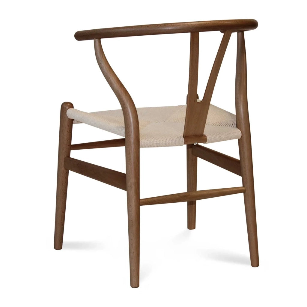 LÚZETE - SEDIA GUNTHER IN LEGNO DI OLMO SCURO