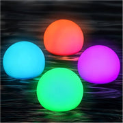 Illuminazione per Piscine Portatile Acqua-Resistente con Comando a Distanza e Cambio di Colore (4 pezzi)
