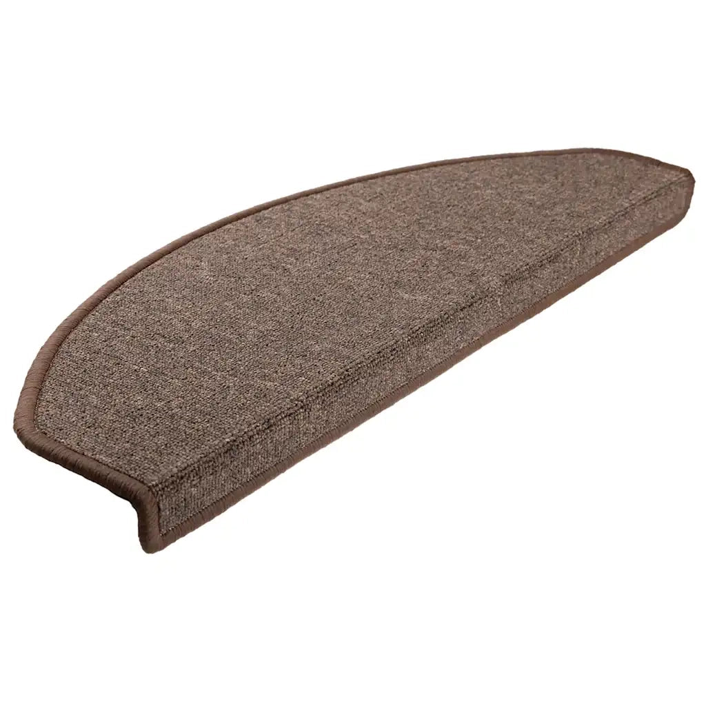 Tappetini per scale 20 pz 65x24x4 cm Marrone caffè Semicircolari Grandi 3365793