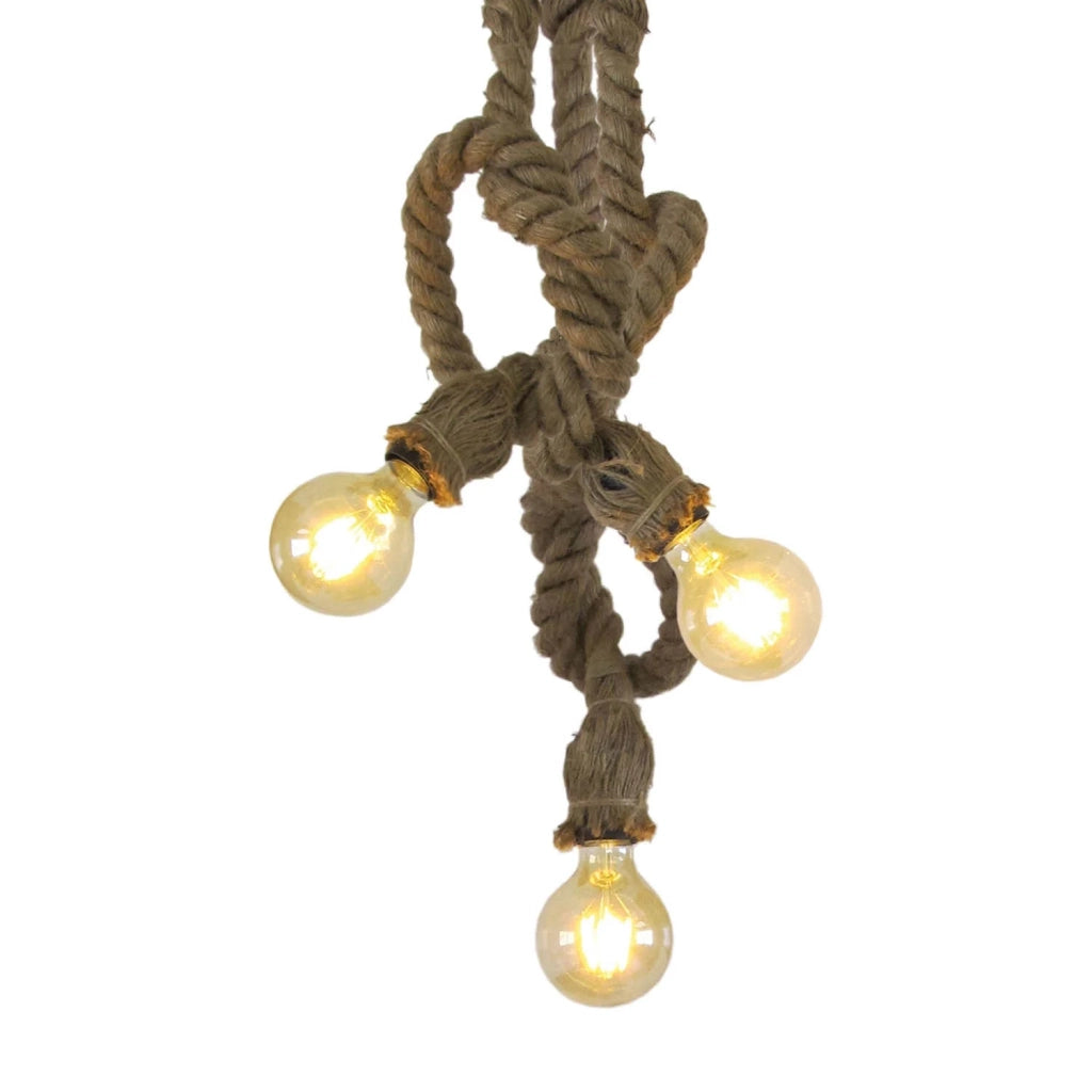 LÚZETE - LAMPADA DA BARCA A CORDA A 3 LUCI