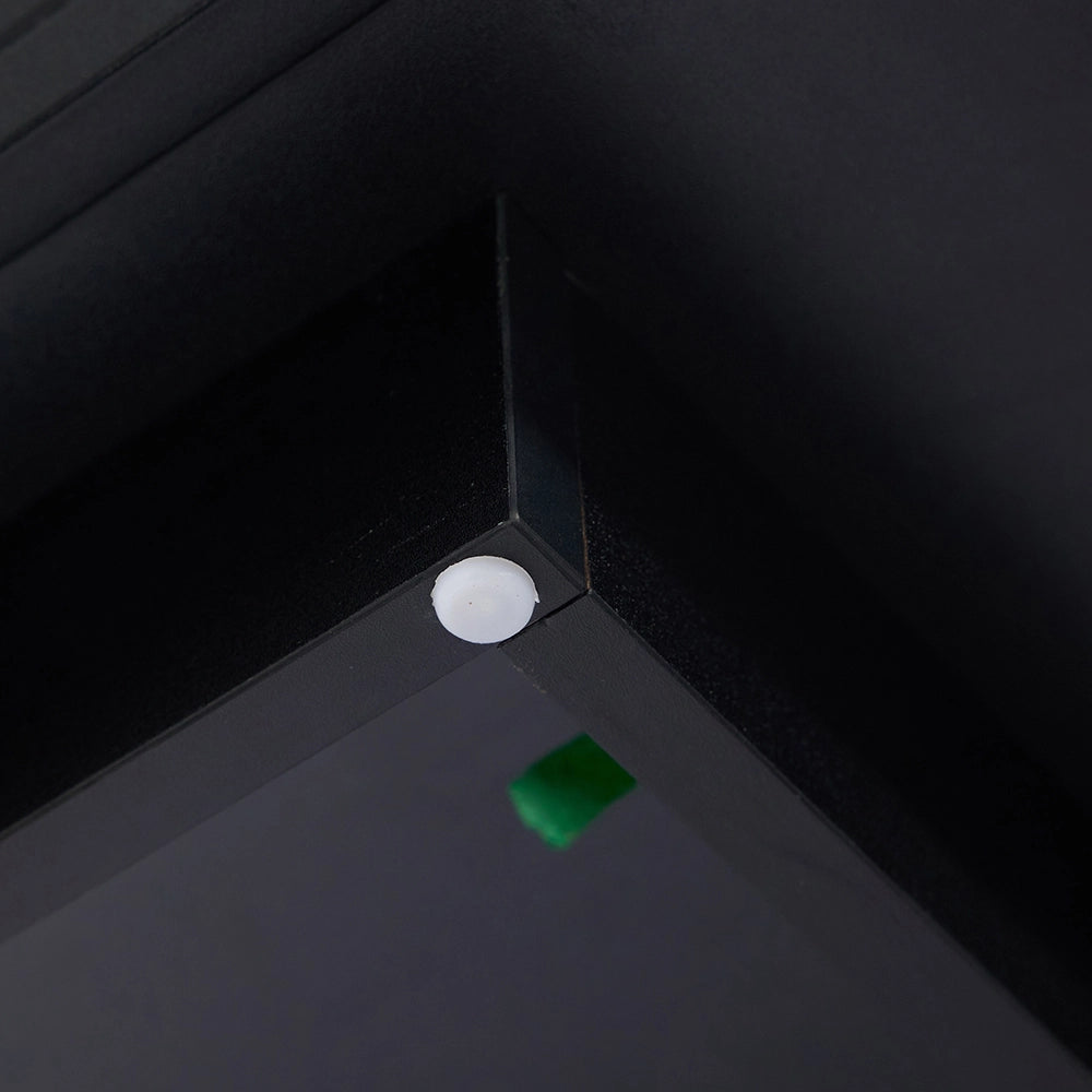 Tavolino-Xylo-Nero LED Bluetooth doppio strato