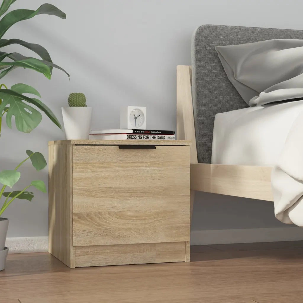 Set di 2 Comodini | Armadio da Notte | Mobiletto da notte Rovere Sonoma 40x39x40 cm