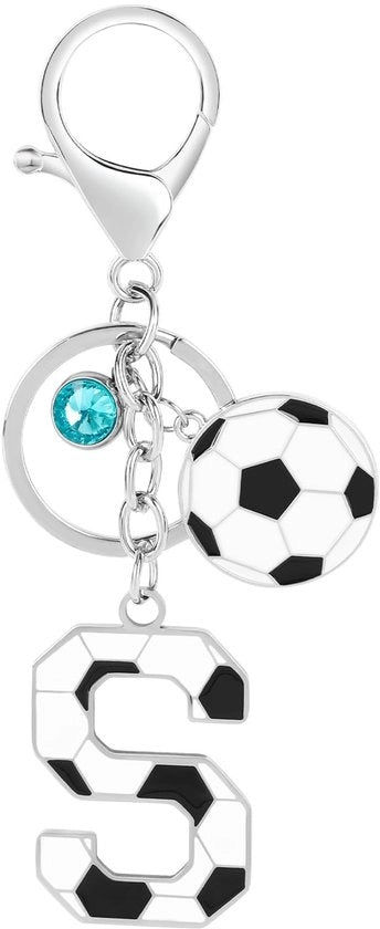 Sleutelhanger con Lettera Iniziale S per Amanti dello Sport