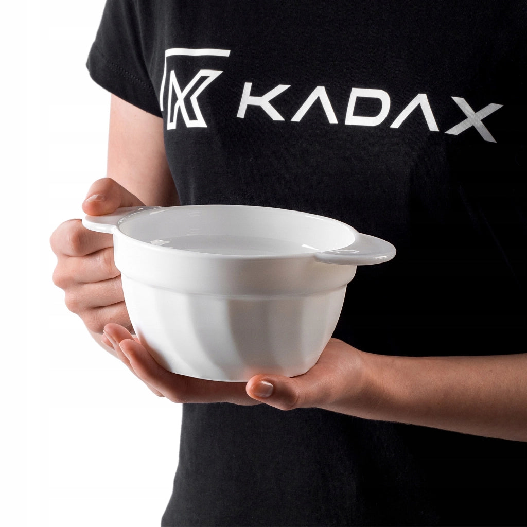 Set di 6 ciotole da zuppa KADAX da 650 ml, bianche.