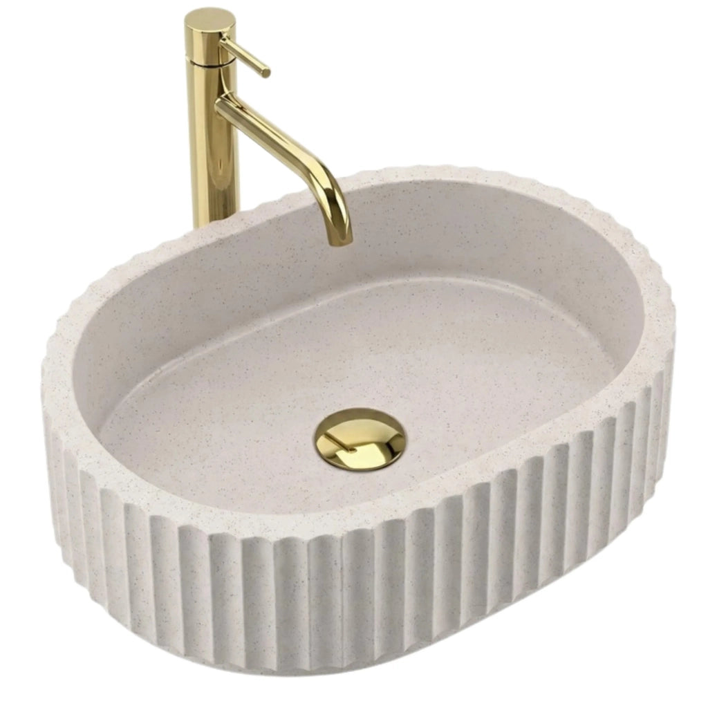 Lavabo Da Appoggio Rea Margaret Beige