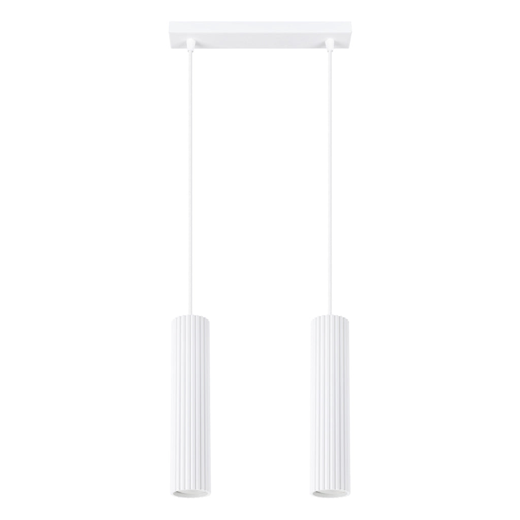 Lampada a sospensione KARBON 2 bianco