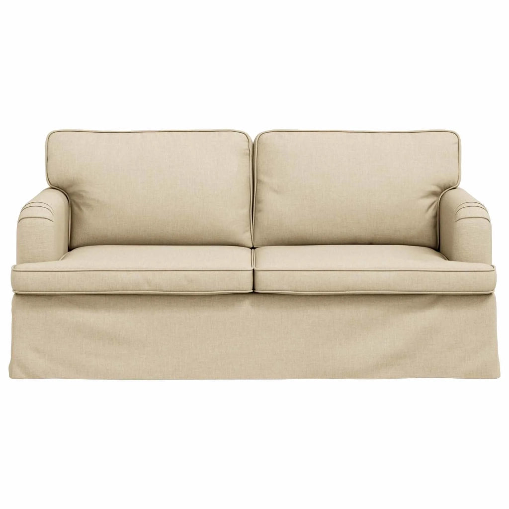 Divano Crema 142 x 80 x 85 cm Tessuto