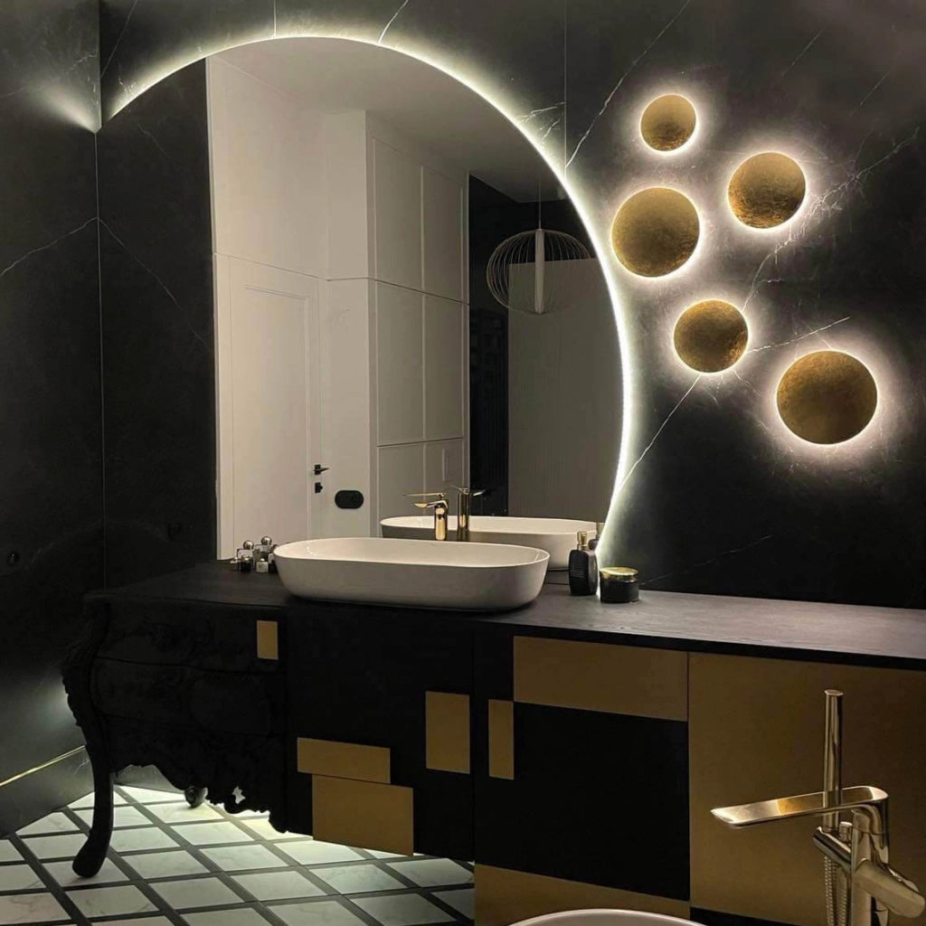 Plafoniera LED Platillo 12W oro 21cm Light Prestige